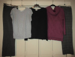 Missy sz 6 pants w/sweaters & tops