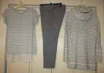 Navy & Grey Pants & Tops- sz 8/S