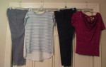 Navy & Grey Pants & Tops- sz 8/S