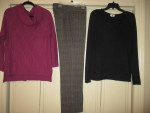 Missy Separates sz 6 pants /Small tops & sweaters
