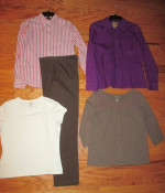 New Eddie Bauer Slack sz 8 & tops