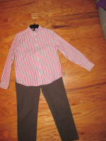 New Eddie Bauer Slack sz 8 & tops