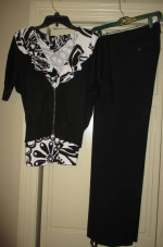 Loft/ Banana Republic Black & White Mix/Match Seperates - sz 10/Medium