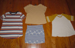 2 NEW Rockstar Jeans sz 8 w/ Polo, Old Navy, etc. tops