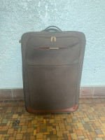 Brown Big Large Plane Travel Case Airline Checked Luggage Baggage Bag