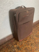 Brown Big Large Plane Travel Case Airline Checked Luggage Baggage Bag