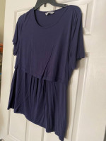 Maternity nursing shirts, mostly mediums