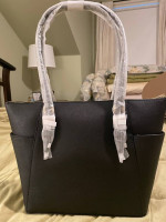Large Black Leather Michael Kors Tote - Brand NWT! - PRICE REDUCED!!