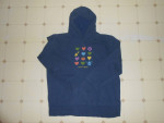 Women's Life Is Good Hooded Sweatshirt, Blue, L