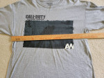 Call Of Duty Advanced Warefare Dark American Flag Gray Graphic T-Shirt