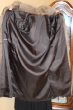 Gorgeous Full Length Mink and Silver Fox Coat