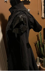 Hooded Black & Grey Renaissance Elf / Ranger Fantasy Fair Outfit