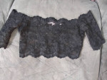 Black lace top