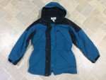 Women's LL Bean Winter Blue and Black Jacket Reg Medium
