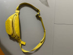 Brand new NWT Coach Signature Leather Sprint Mini Belt Bag CH073 Chartreuse