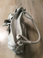 Very Elegant Renato Angi Venezia White Leather Shoulder Bag Handbag It