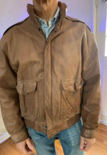 Georgetown Leather Bomber Jacket