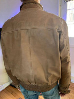 Georgetown Leather Bomber Jacket