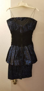 90's Vintage Black Evening Dress