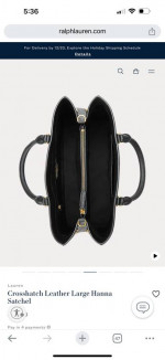 New Ralph Lauren Black Bag with Protective Wrapping Included