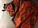 Winter insulated blaze orange camo sz XL mens hunting / ski bibs