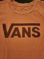 Girls' Vans All Burgundy T Shirt