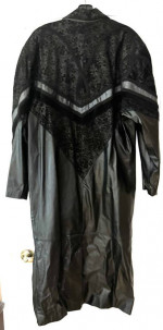 Leather and Suede Ladies Full Length Jacket/ Coat.  Size Medium. Beautiful Detai