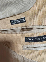 Cavender's Men's Tan Western Corduroy Sport Coat Jacket