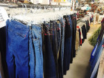4 boxes of CLEAN JEANS, Tops, undamaged and clean clothing BULK LOT