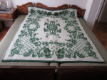 New Swan Vintage Wool Reversible Blanket Size approx. 57” x 80”