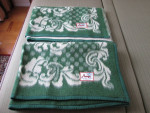 New Swan Vintage Wool Reversible Blanket Size approx. 57” x 80”