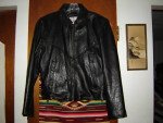 Womens Vanguard Leather Black Biker Motorcycle Jacket M Medium