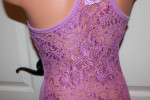 NWT! MODA INTER. by Victoria's Secret SZ. XS Low V-Neck Lace Back Tank