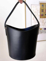 Leather bucket bag by MILOS made in Italy