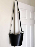 Leather bucket bag by MILOS made in Italy