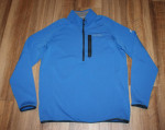 NWT! EDDIE BAUER Sz LARGE Tall Outpace Flex Half Zip Mock Neck Fleece