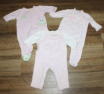 Little Me Infant Girl SIZE 9mo One Piece Footies