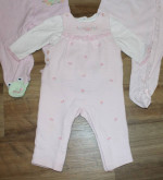 Little Me Infant Girl SIZE 9mo One Piece Footies