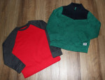 Little Boy SIZE 6 Raglan Sweatshirt & Zip Front Sweatshirt Jacket