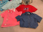$10 for Lot of 7 Women’s Plus Size 2X /20 Tops Blouses SS /Long Sleeve