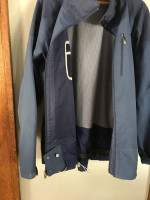 Patagonia Nylon Jacket in Blue With Mesh Lining Large