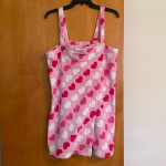 Womens L / XL Bath Towel Shower Wrap Cover Up ♦ HEARTS - Dorm Camping