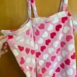 Womens L / XL Bath Towel Shower Wrap Cover Up ♦ HEARTS - Dorm Camping