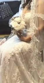 Elegant Off The Shoulder Brand New Wedding Dress/Make Offer