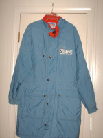 New England Patriots Starter Pro Line Trench Coat Type Heavy Duty Hood