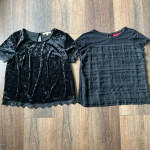 6 Womens Black Tops, $10 for All