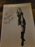 Signed picture of Nancy sinatra