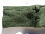 Retro Military Olive Green Short Army Jacket WET SEAL Rib Knit cuff