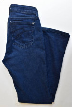 JEANS MIRACLEBODY - Size 4 USA Stretch Dark Blue Indigo Straight Leg