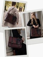 NEW Ecosusi Classic Bow Briefcase
